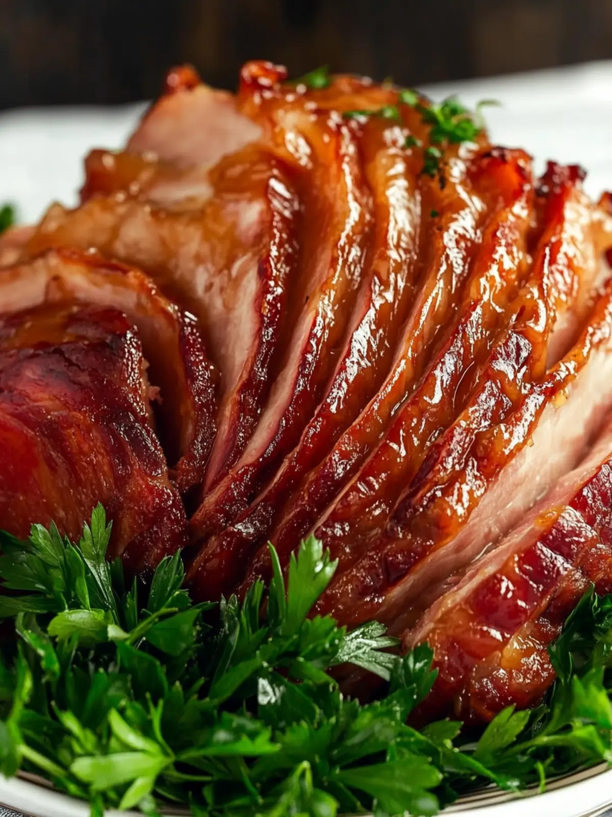 Glazed Ham (Oven and Crock Pot Friendly!)