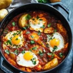 One-Pot Spicy Eggs and Potatoes