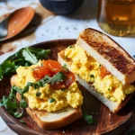 Scrambled Egg Sandwiches With Garlic Aioli
