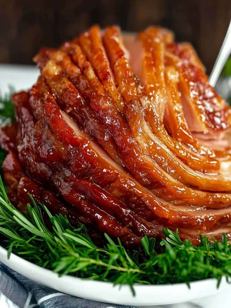 Glazed Ham (Oven and Crock Pot Friendly!)