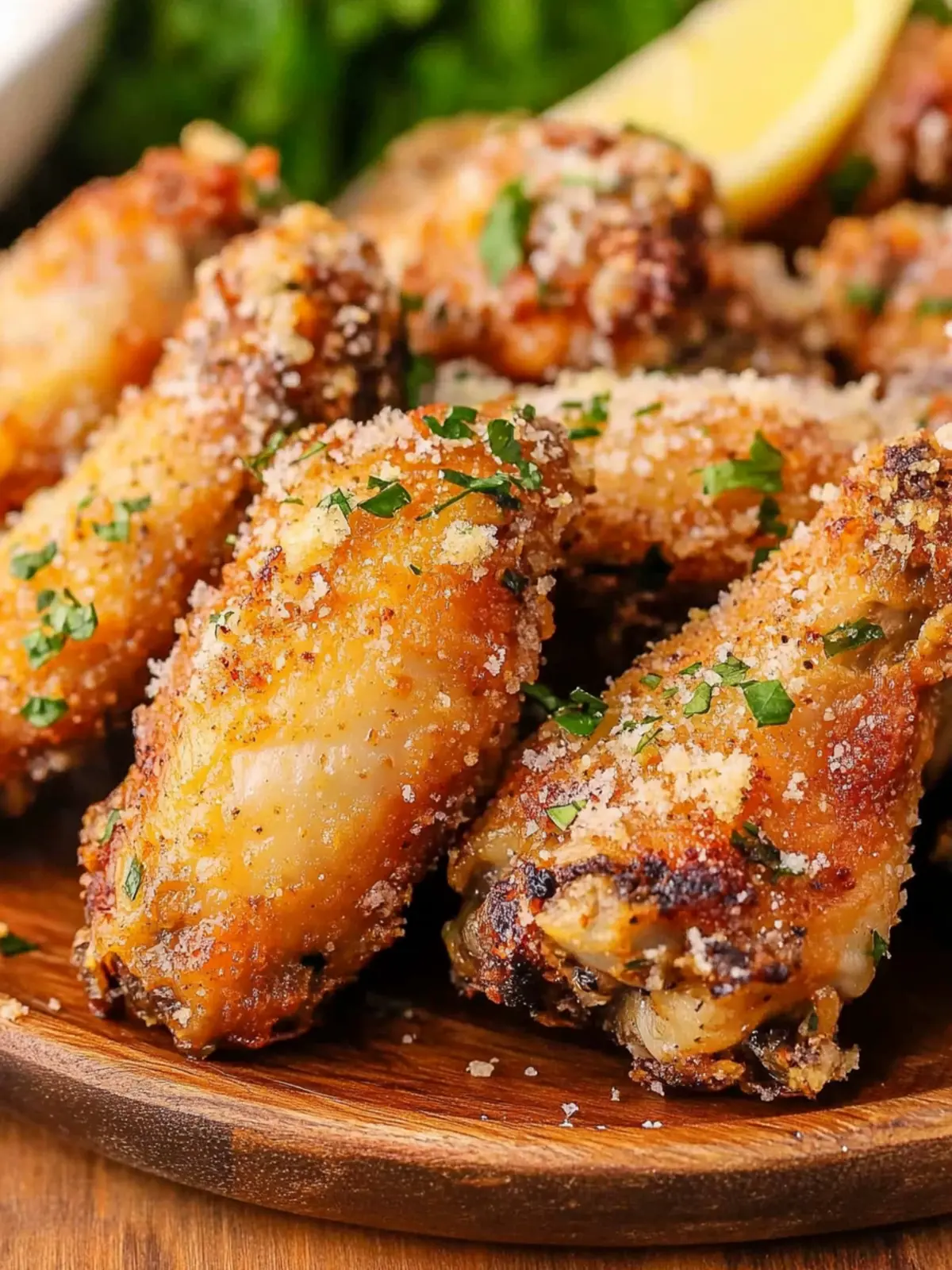 Air Fryer Garlic Parmesan Chicken Wings