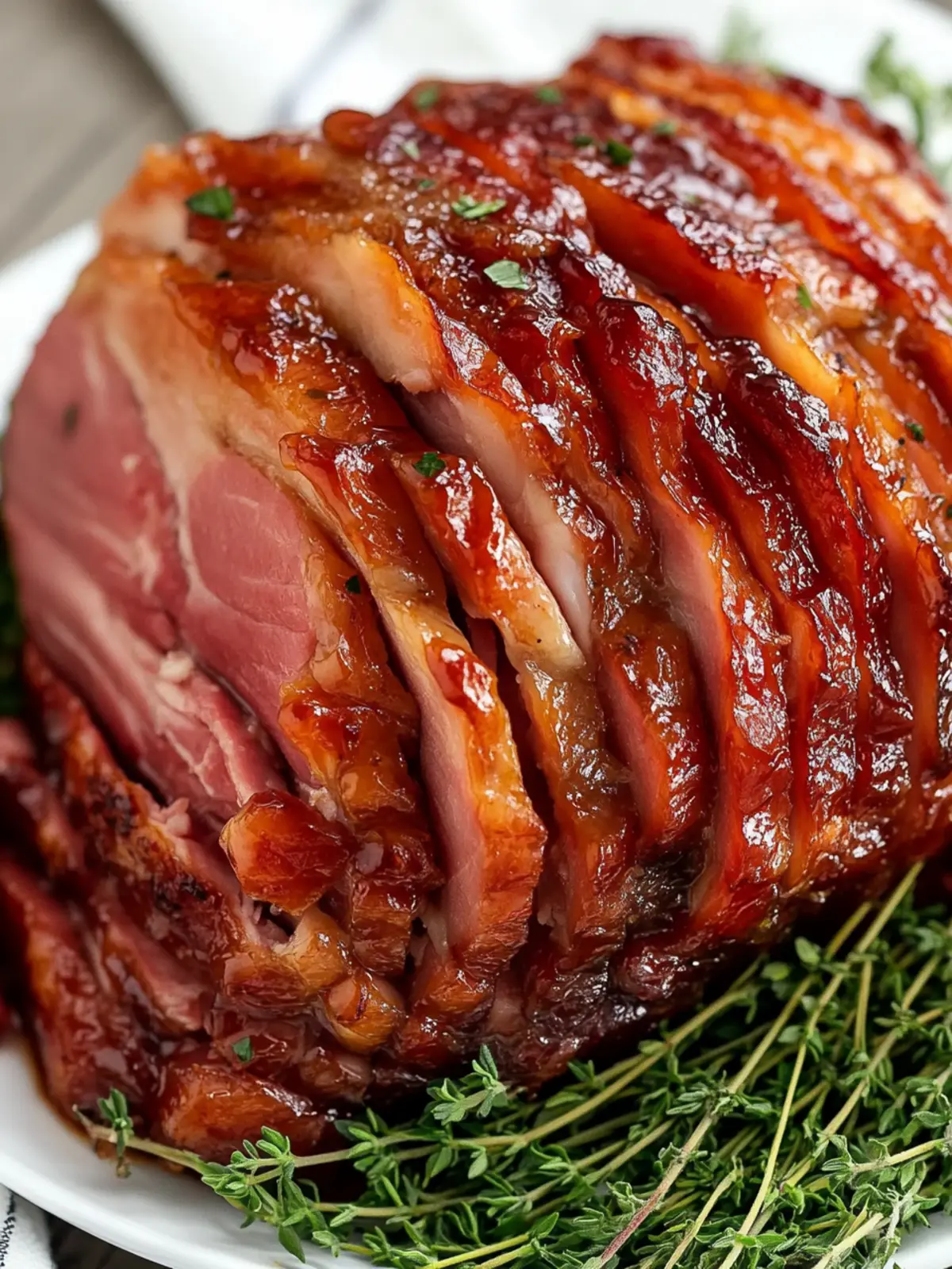 Glazed Ham (Oven and Crock Pot Friendly!)