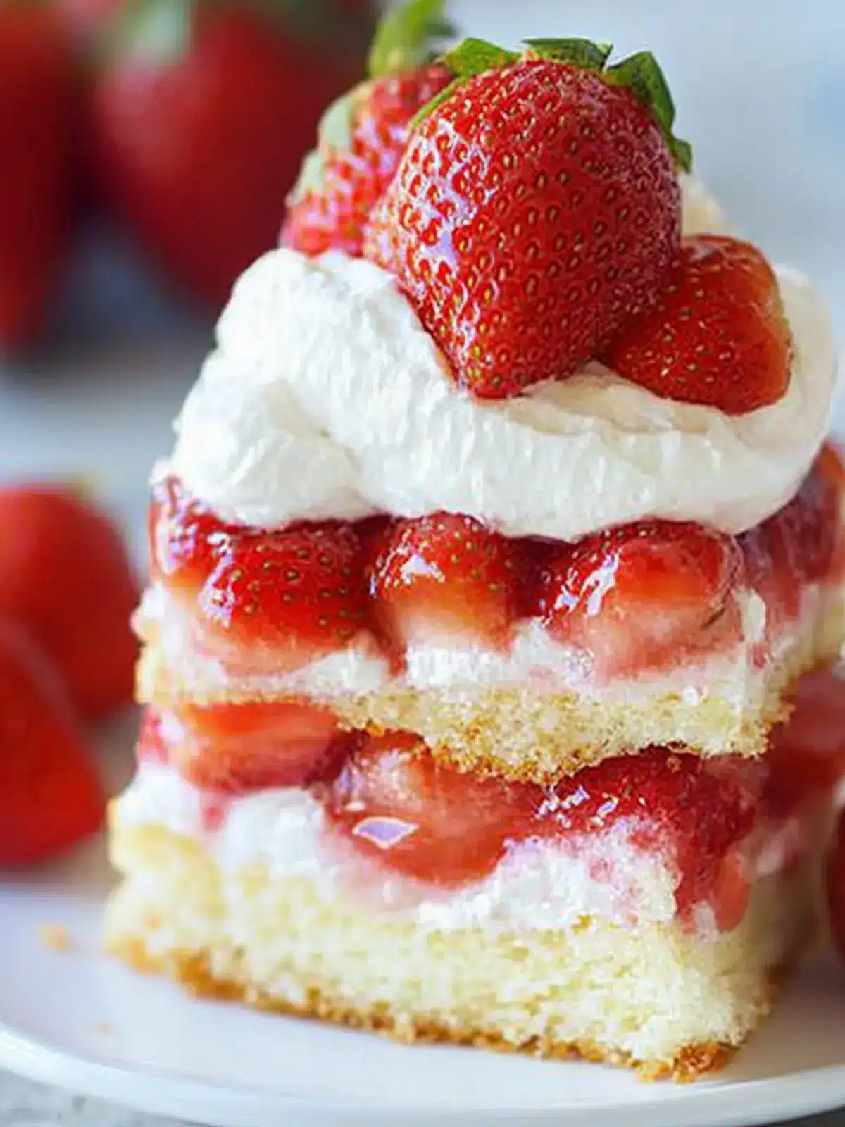 Irresistible Strawberry Shortcake that's Made for Sharing 3 Strawberry Shortcake
