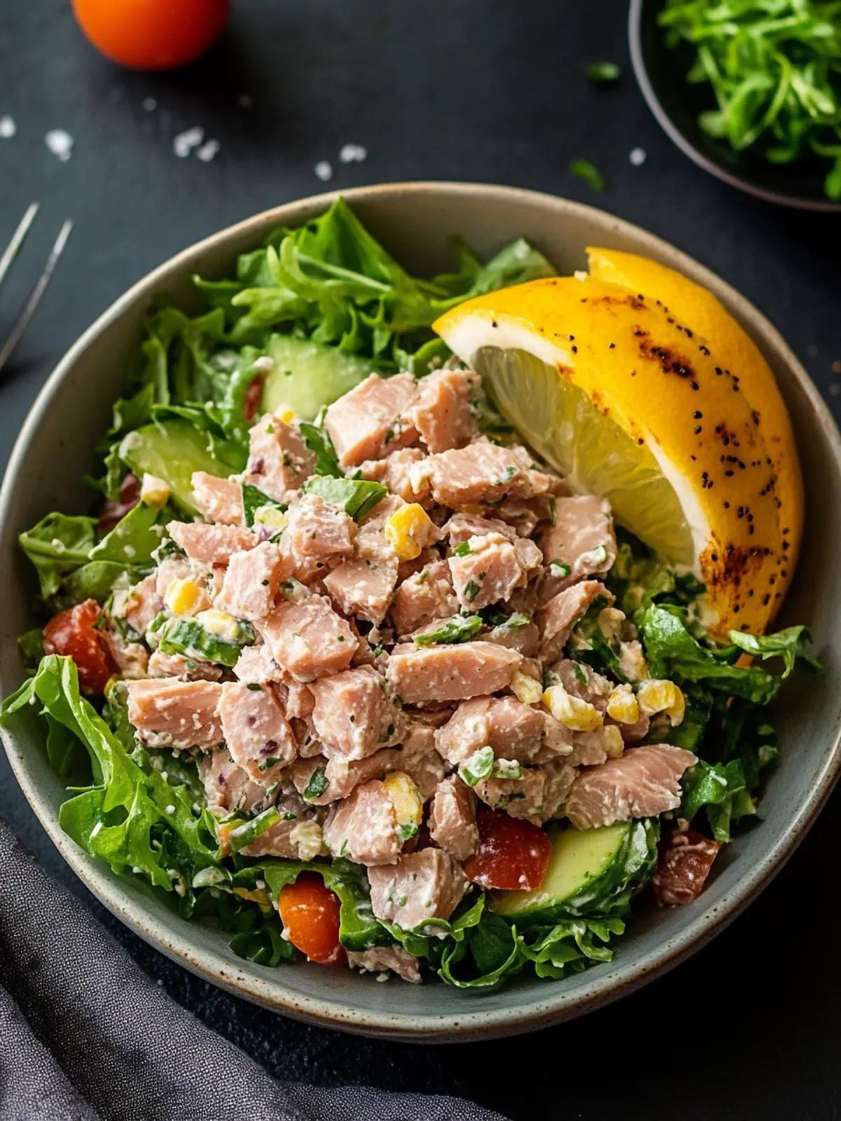 Protein Tuna Salad Delight with Creamy Cottage Cheese 2 Protein Tuna Salad