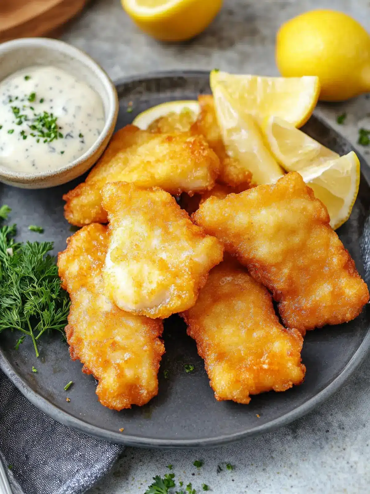 Crispy Beer-Battered Fish