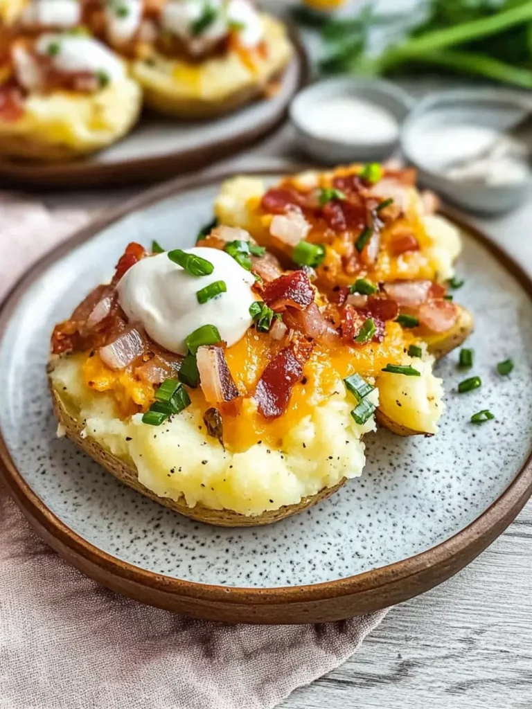 Loaded Smashed Potatoes