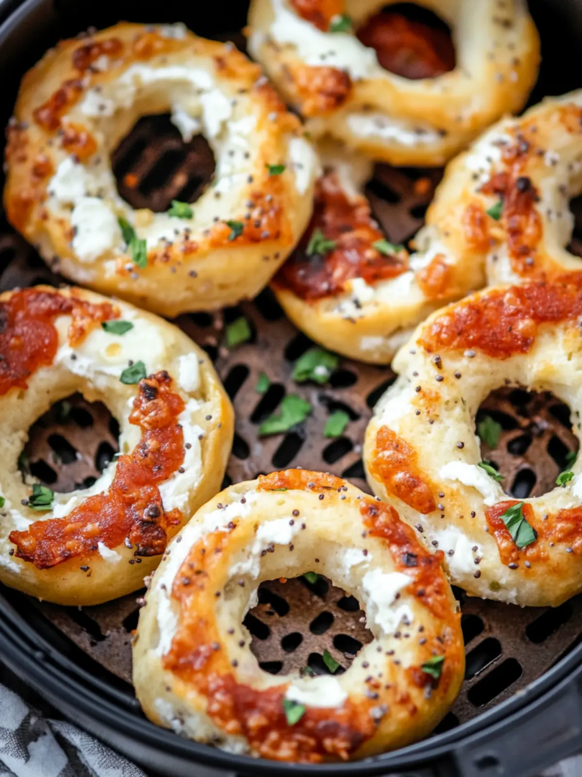 Air Fryer Bagel Bites (homemade)