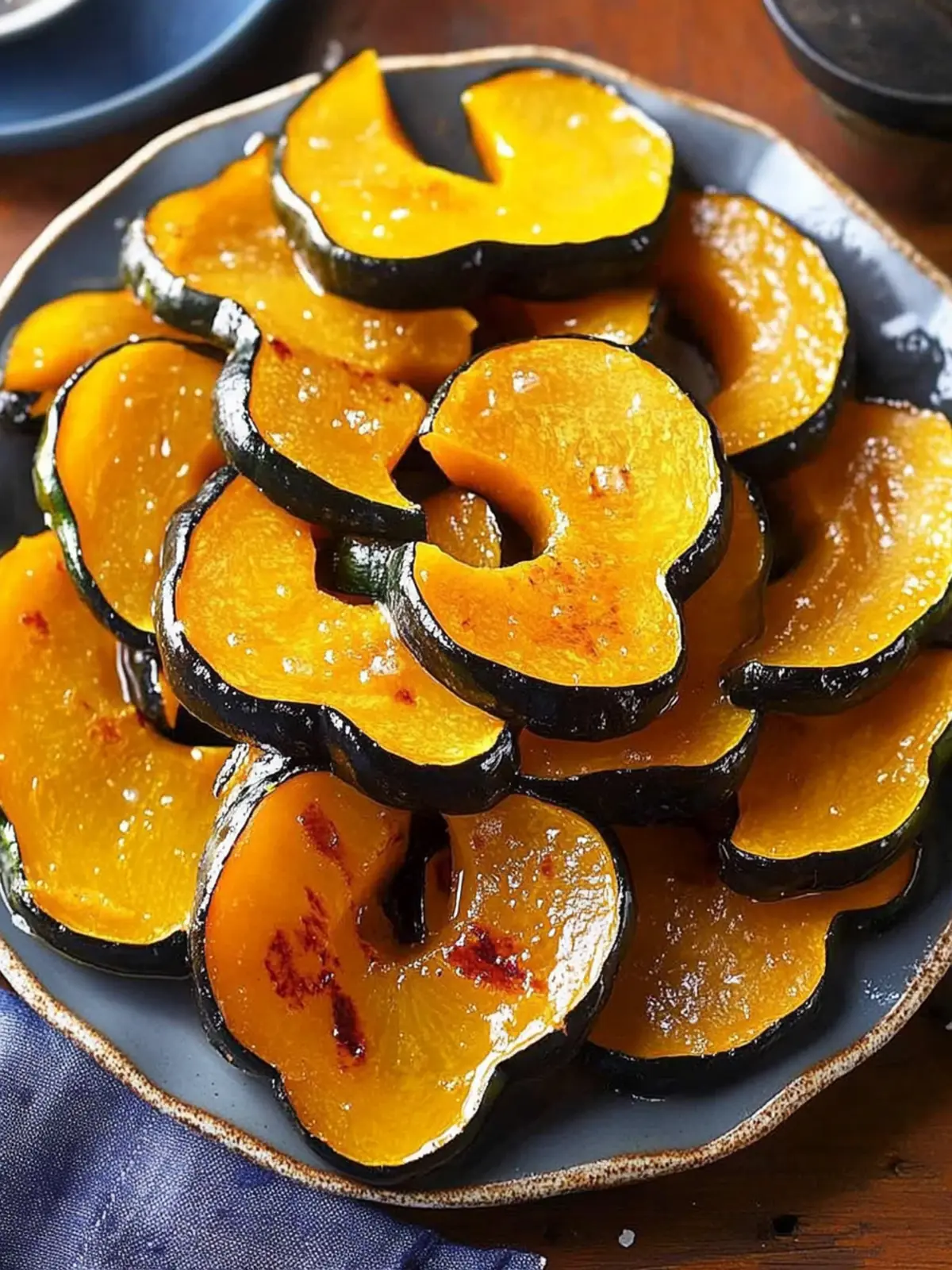 Candied Acorn Squash Slices