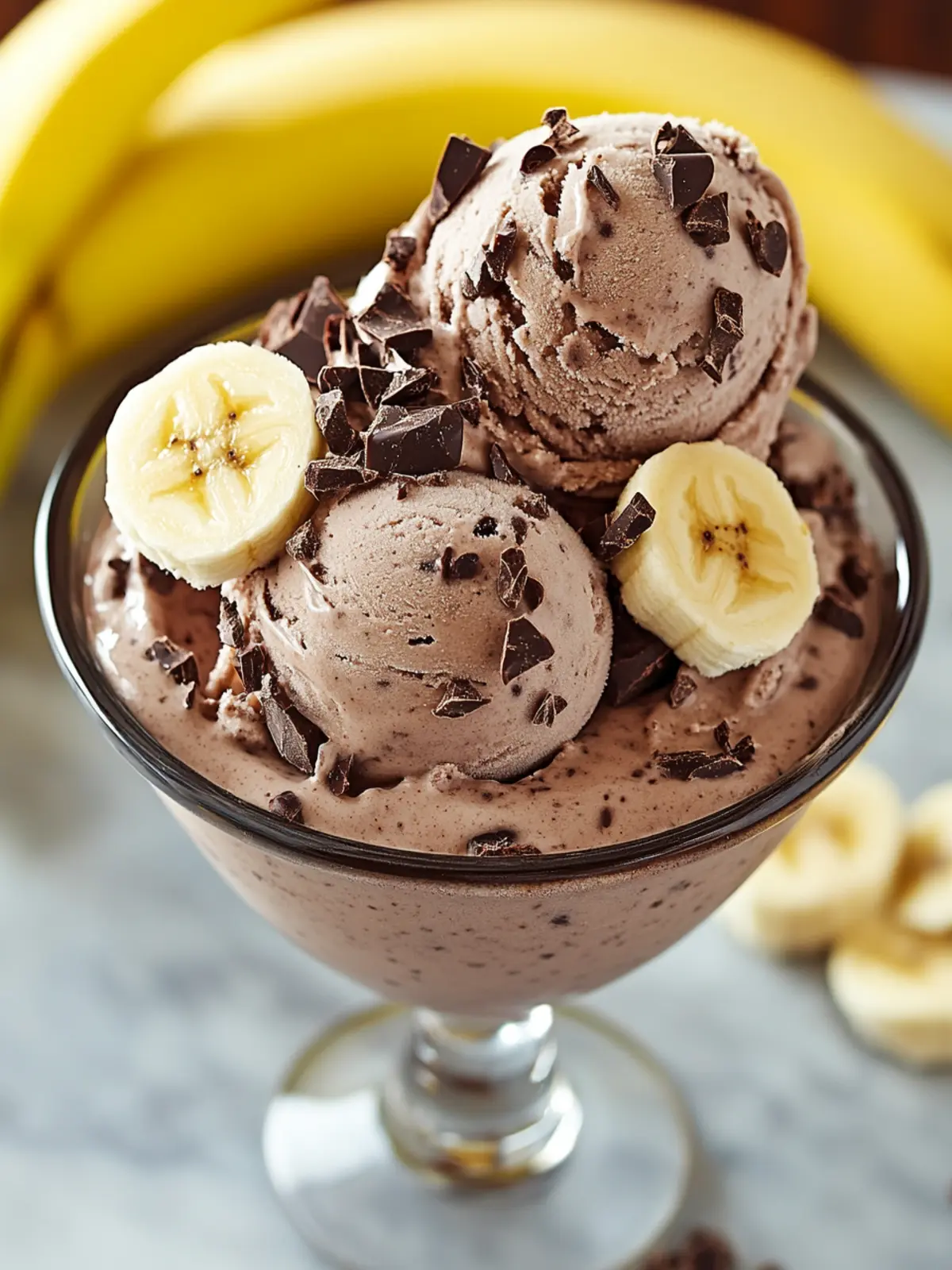 Chill Out with Chocolate Banana Greek Frozen Yogurt Magic 4 Chocolate Banana Greek Frozen Yogurt