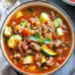 Wholesome Healthy Zucchini Tomato Italian Sausage Soup Delight 2 Healthy Zucchini Tomato Italian Sausage Soup