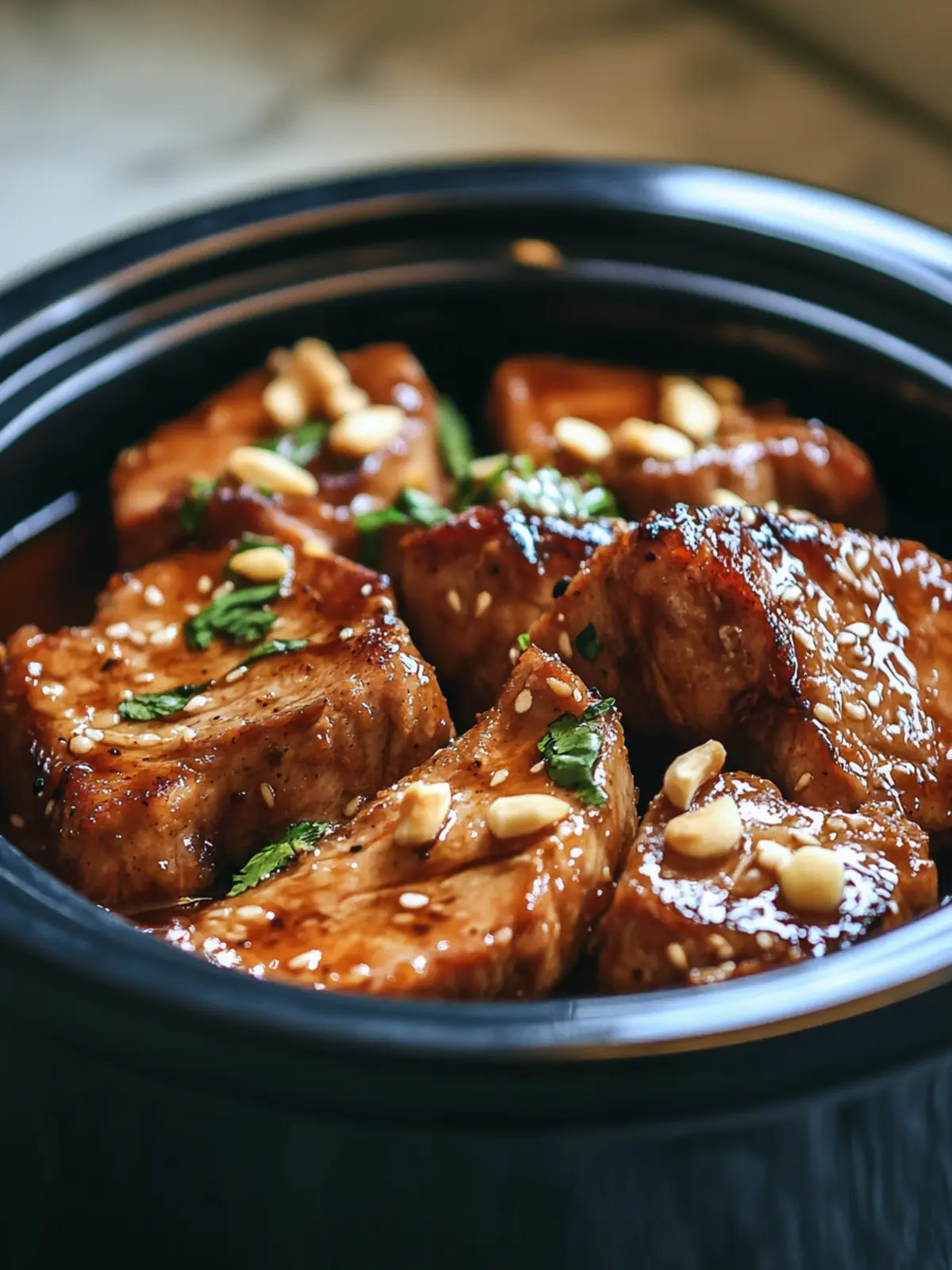 Crockpot Teriyaki Pork Chops