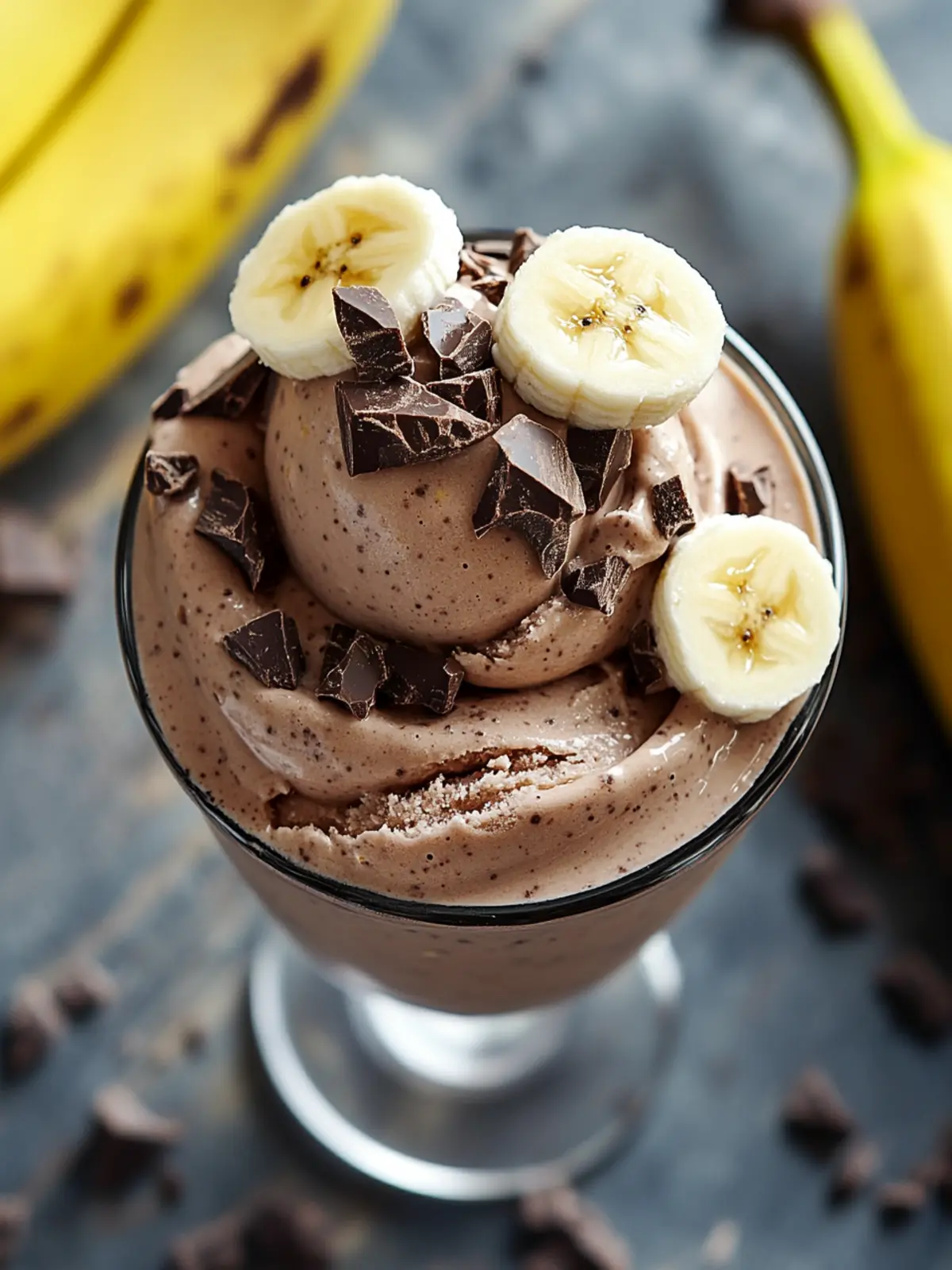 Chill Out with Chocolate Banana Greek Frozen Yogurt Magic 2 Chocolate Banana Greek Frozen Yogurt