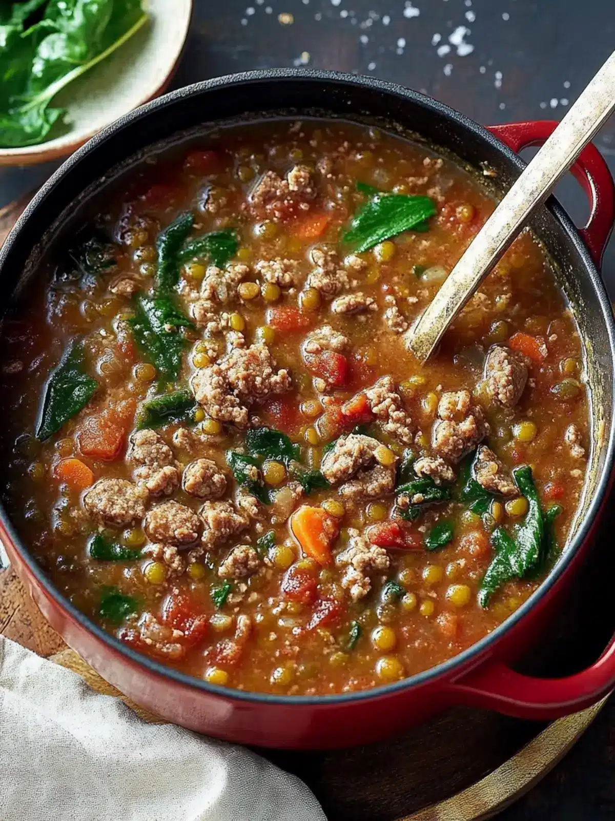 Sausage and Lentil Soup