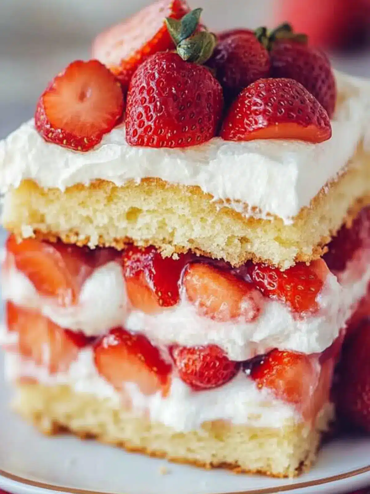 Irresistible Strawberry Shortcake that's Made for Sharing 2 Strawberry Shortcake
