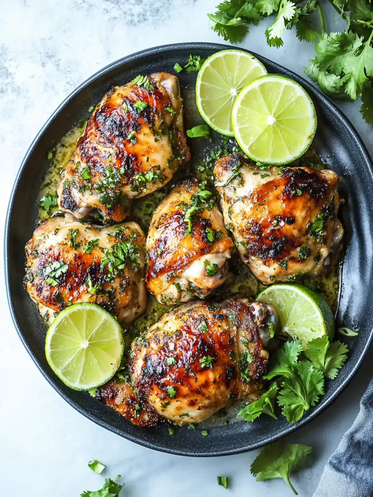 Zesty Cilantro Lime Chicken Thighs for Fresh Flavor Bliss 4 Cilantro Lime Chicken Thighs