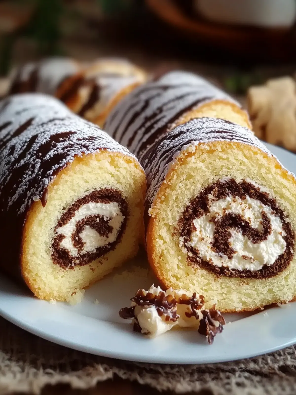 Tempting Zebra Cake Rolls Recipe