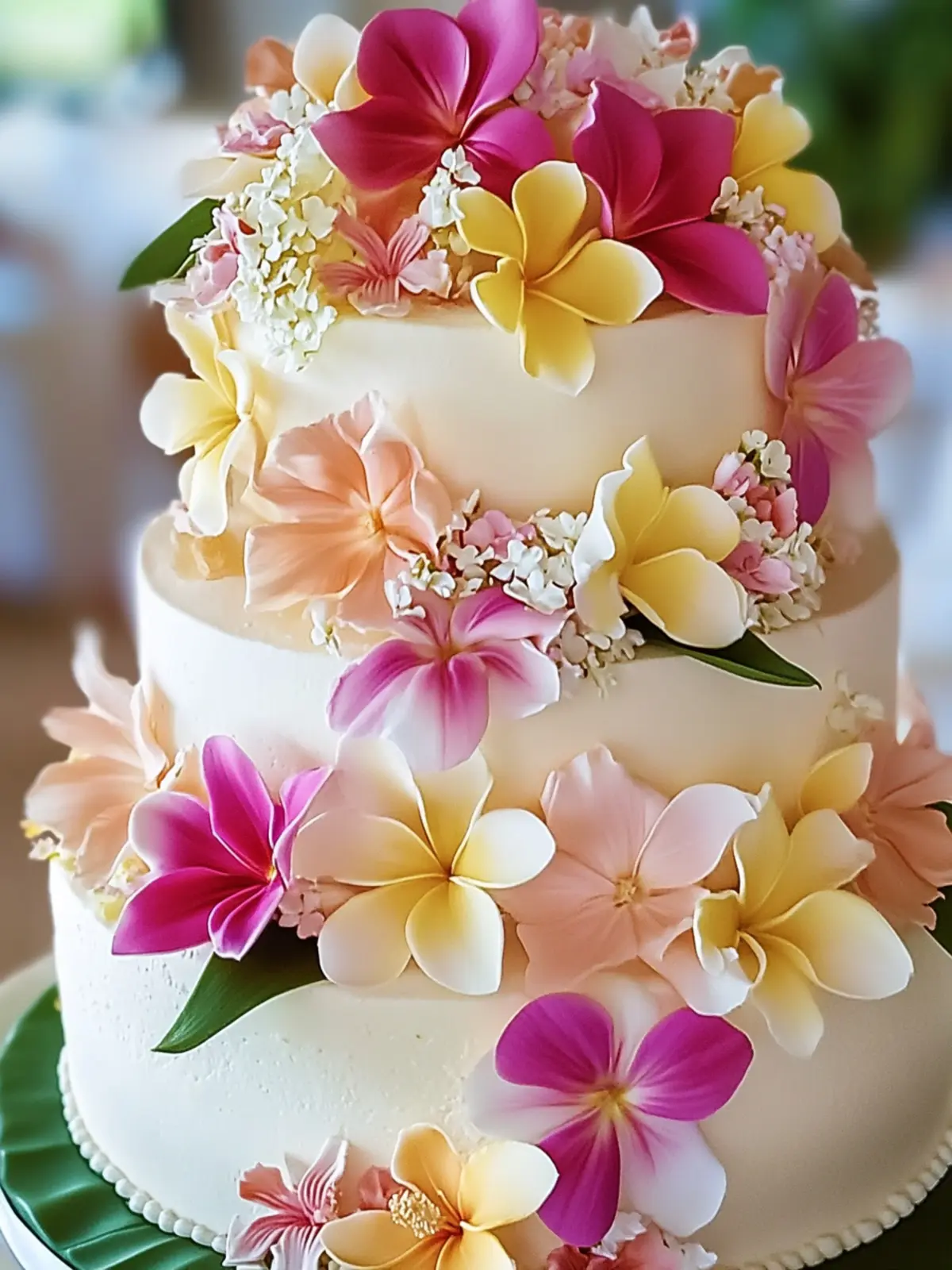 Cake hawaiian Wedding Cake