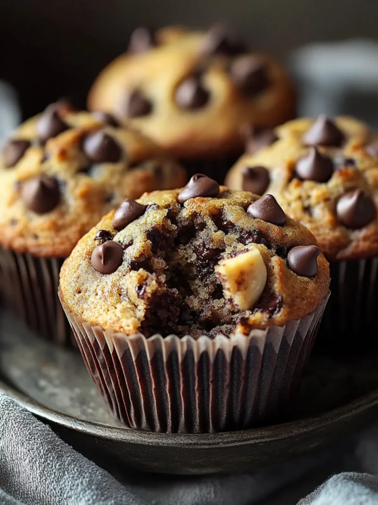 Banana Chocolate Chip Muffins