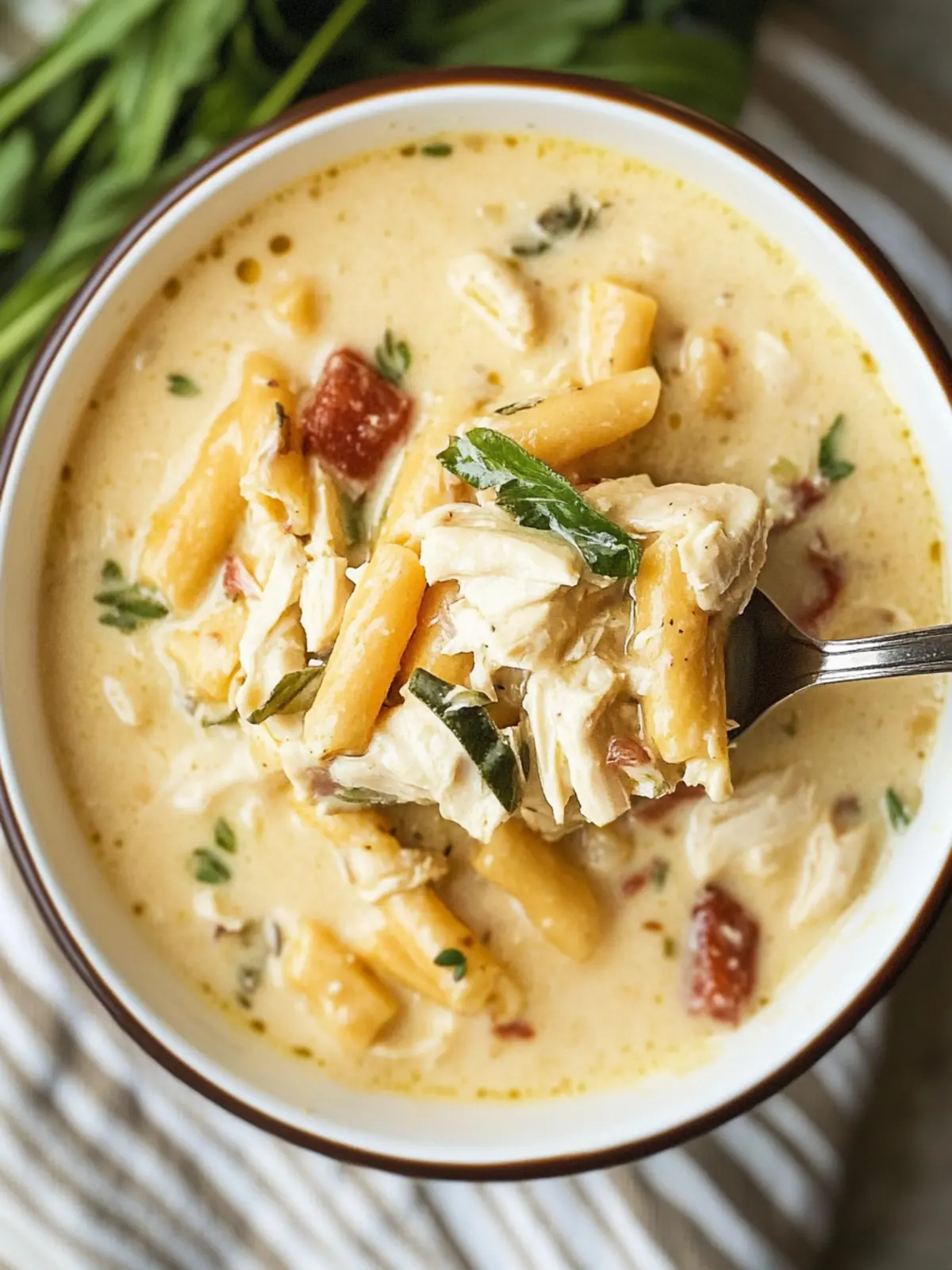 Instant Pot Creamy Marry Me Chicken Soup