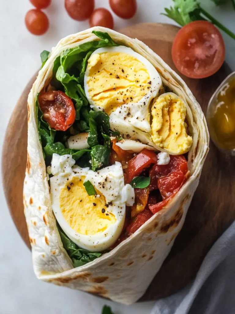 Mediterranean Egg Wrap
