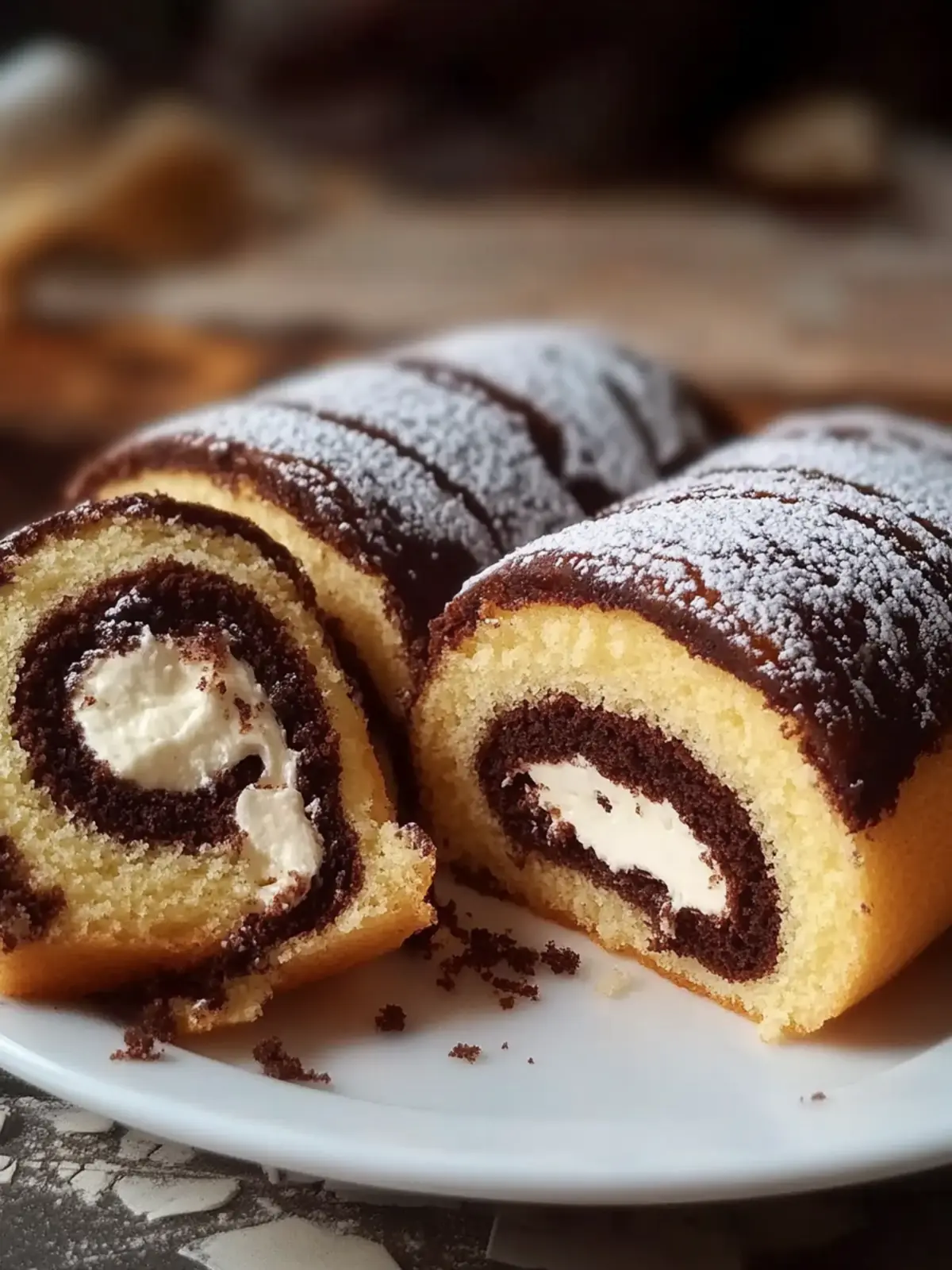 Tempting Zebra Cake Rolls Recipe