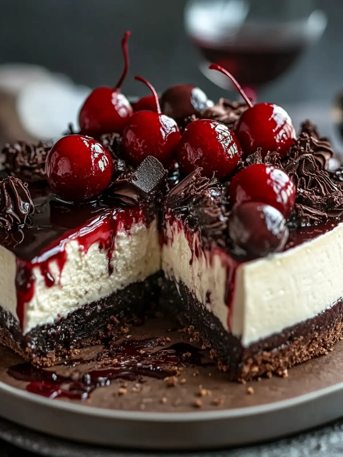 Black Forest Cheesecake Symphony