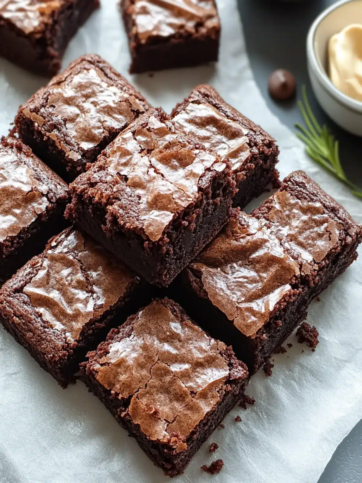 Flourless Greek Yogurt Brownies