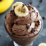 Chocolate Banana Greek Frozen Yogurt