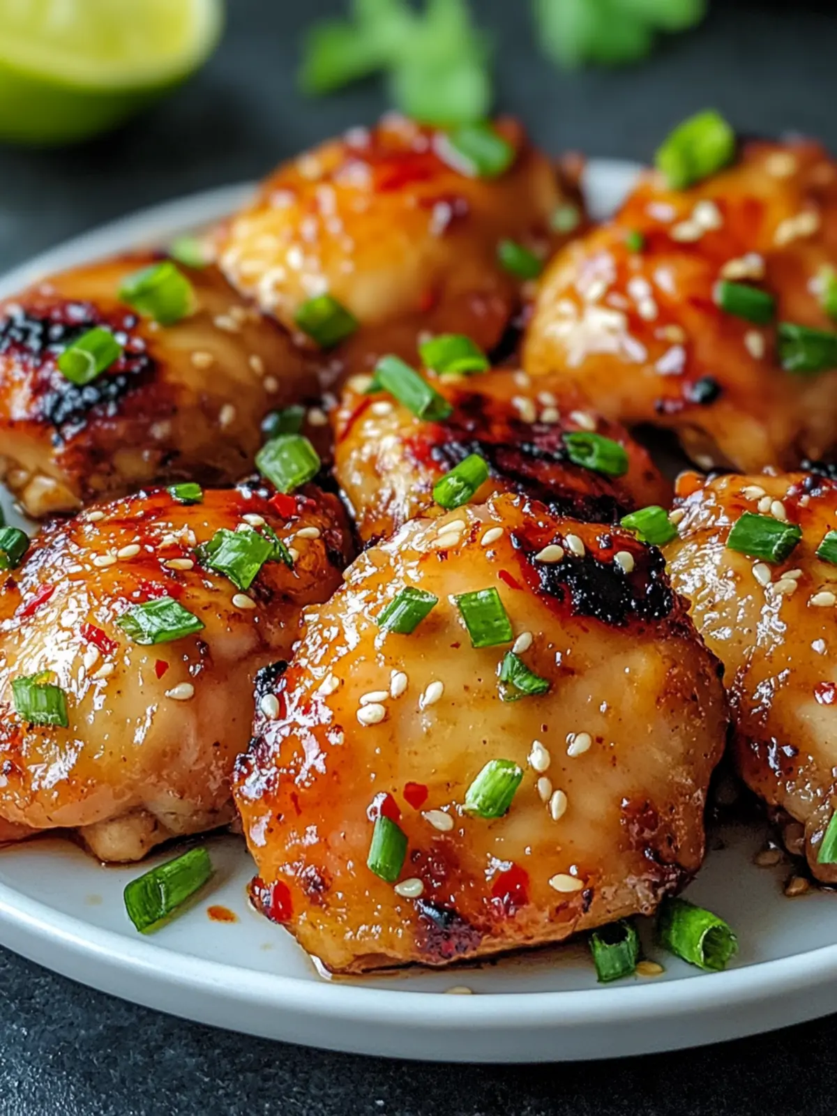 Sweet Chili Glazed Thai Boneless Chicken Thigh