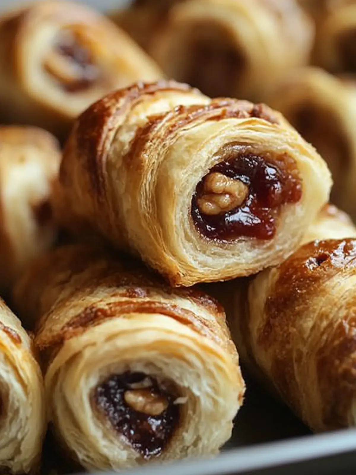 Rough Puff Rugelach – Fill with Jam/Nuts/Chocolate