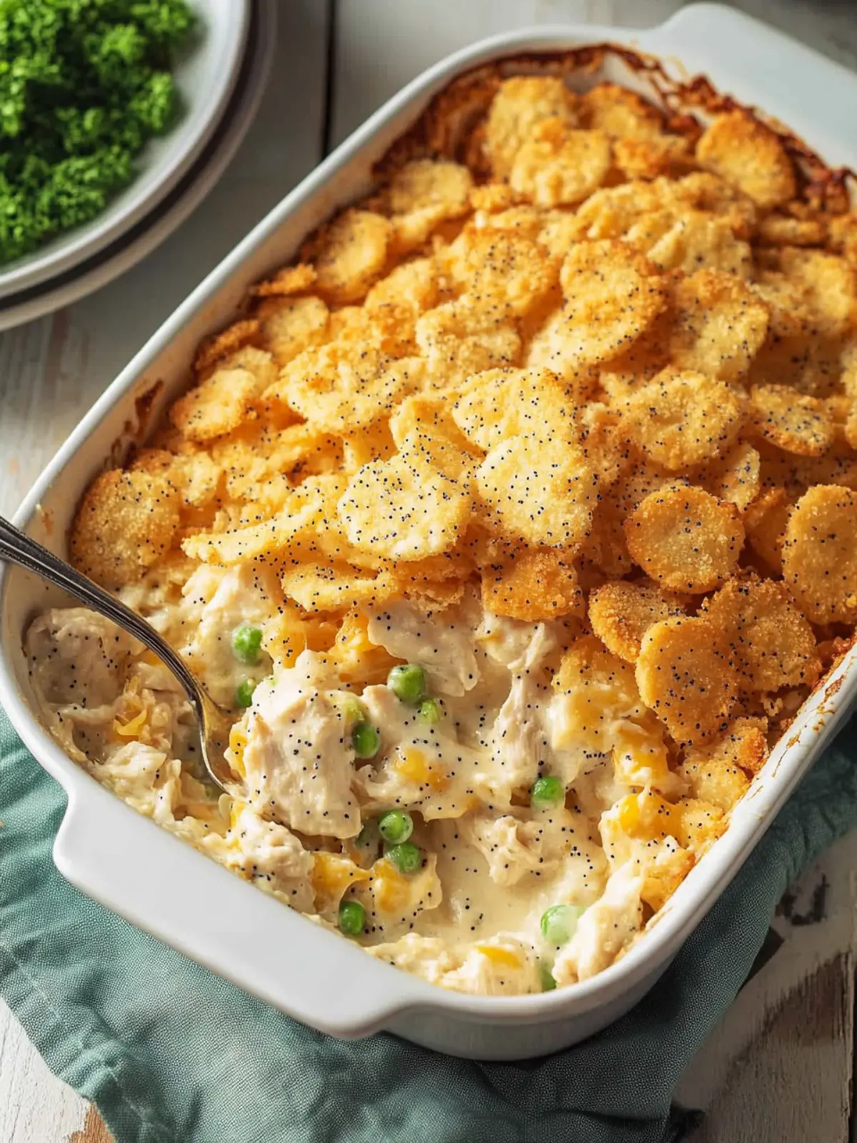 Poppy Seed Chicken Casserole With Ritz Crackers Bliss 2 Poppy Seed Chicken Casserole With Ritz Crackers