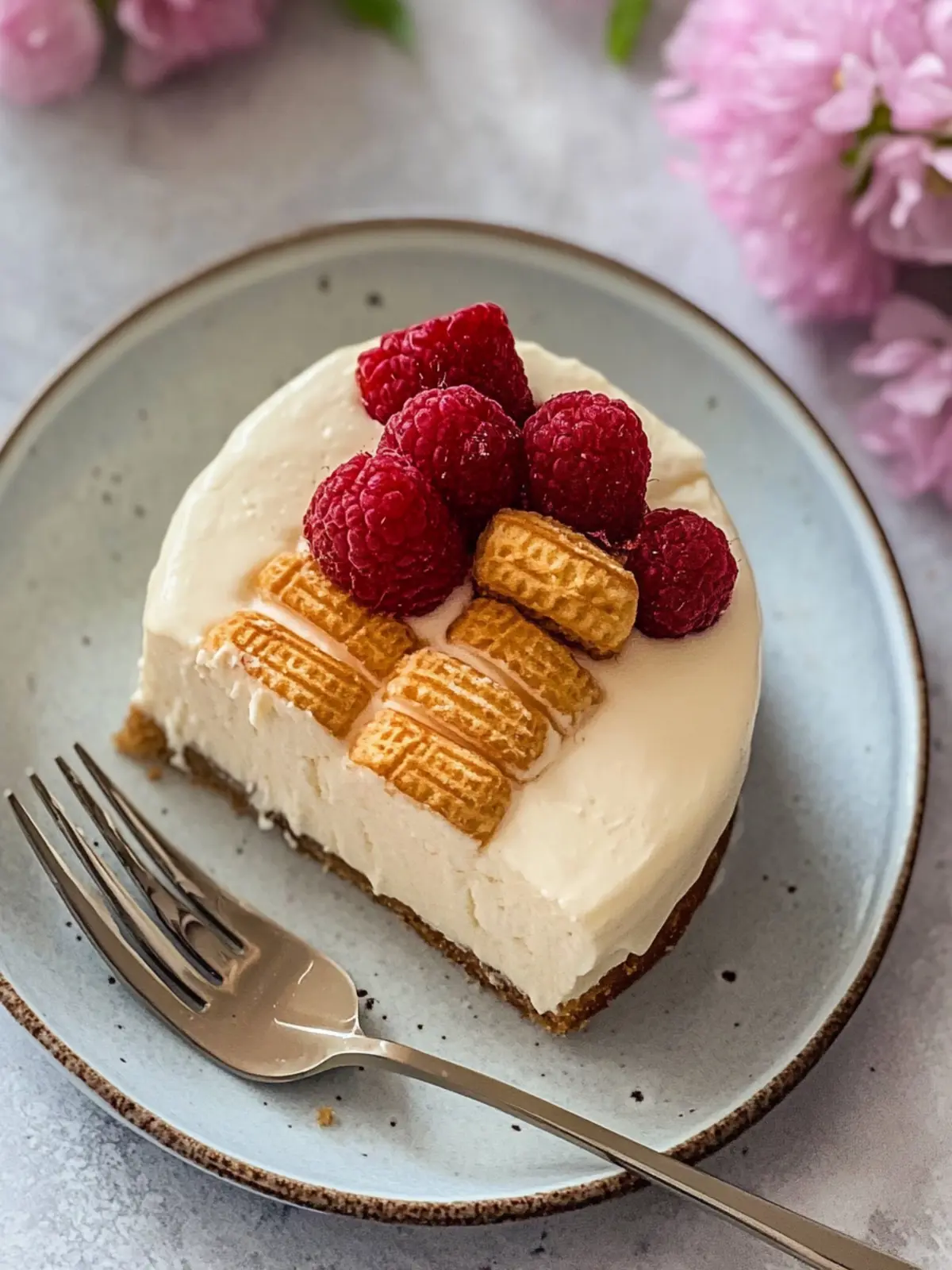 Viral Japanese Cheesecake (2-Ingredient, No-Bake!)