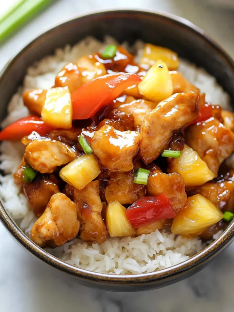 Pineapple Chicken (Asian Style)