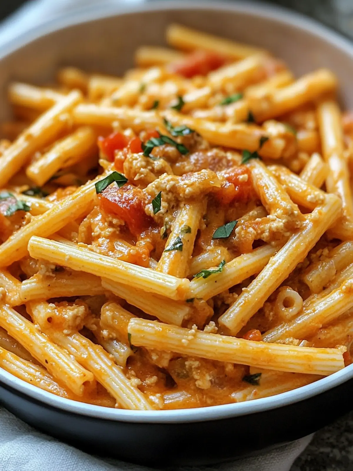 Creamy Tomato Garlic Pasta Recipe