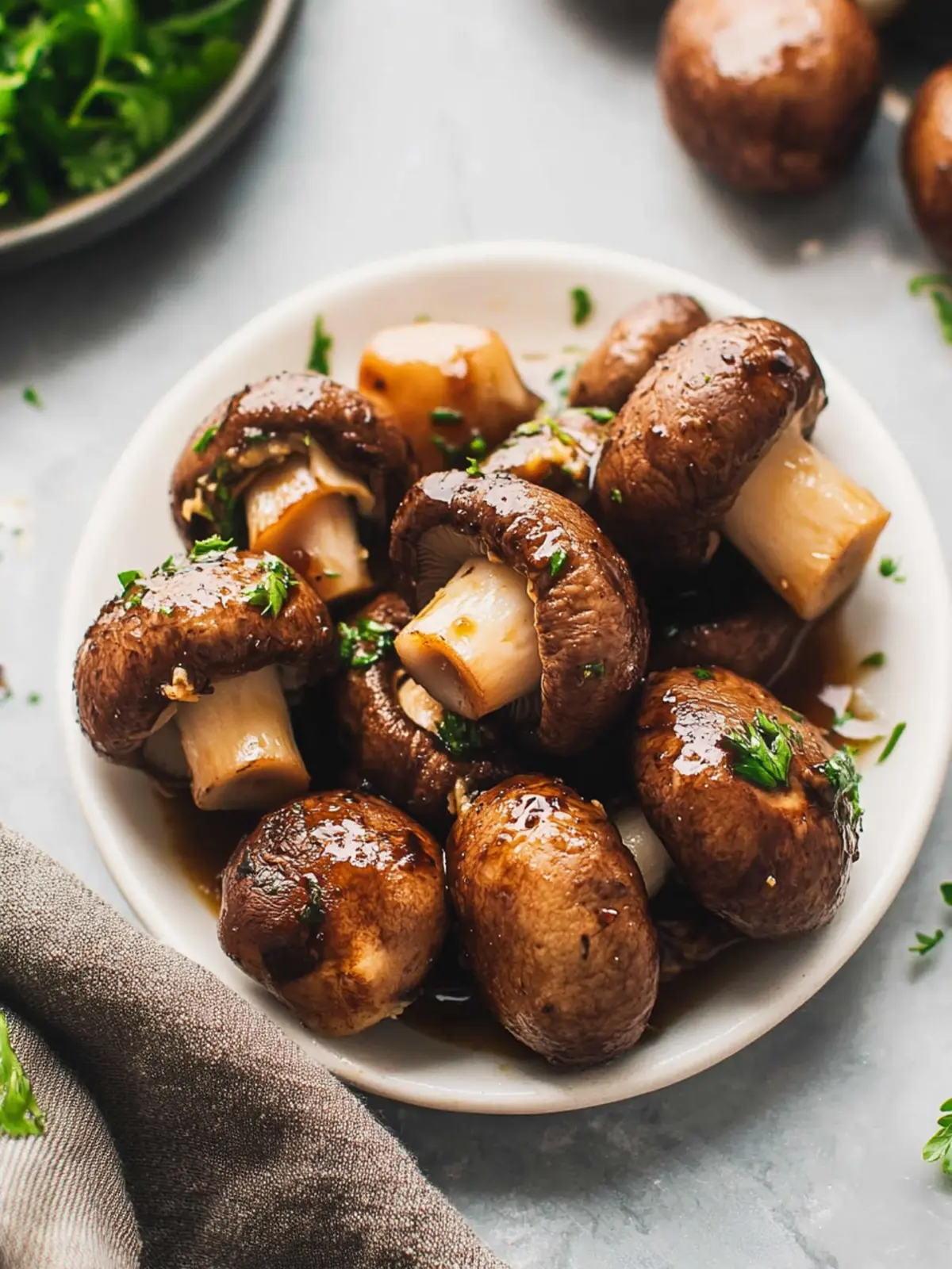 Miso Mushrooms (with Soy Sauce)