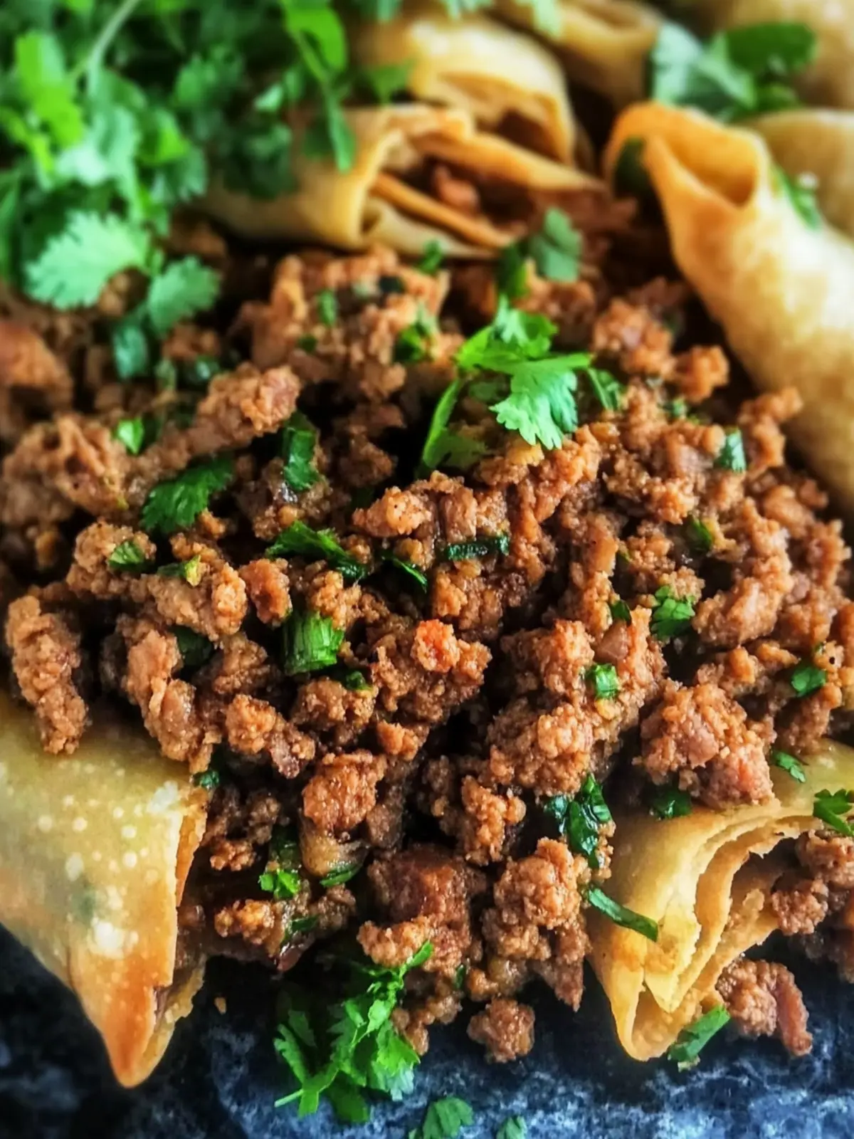 Keema/Minced Lamb Filling for Samosas, Spring Rolls, Parathas etc