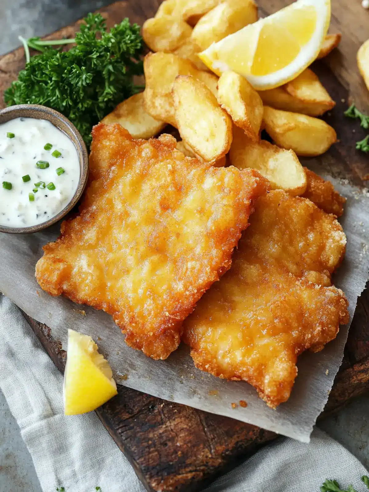 Crispy Beer-Battered Fish