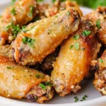 Crispy Air Fryer Garlic Parmesan Chicken Wings You’ll Love 9 Air Fryer Garlic Parmesan Chicken Wings