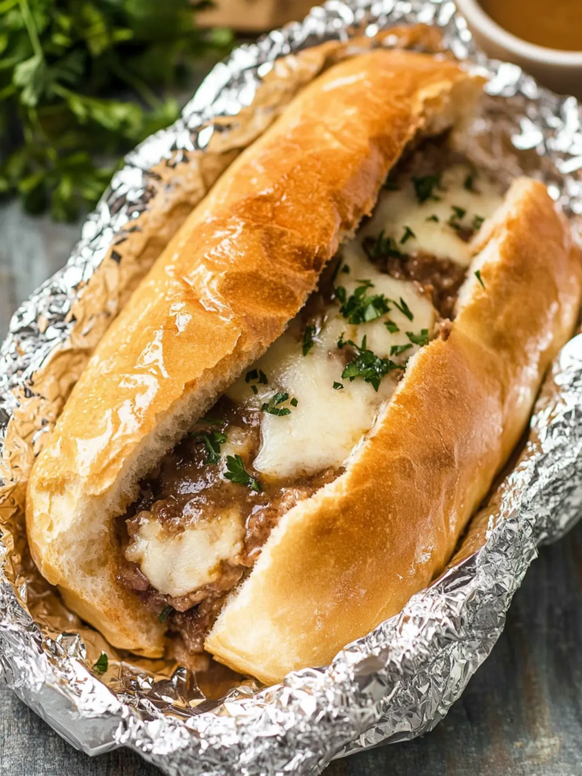 French Dip Foil Packets