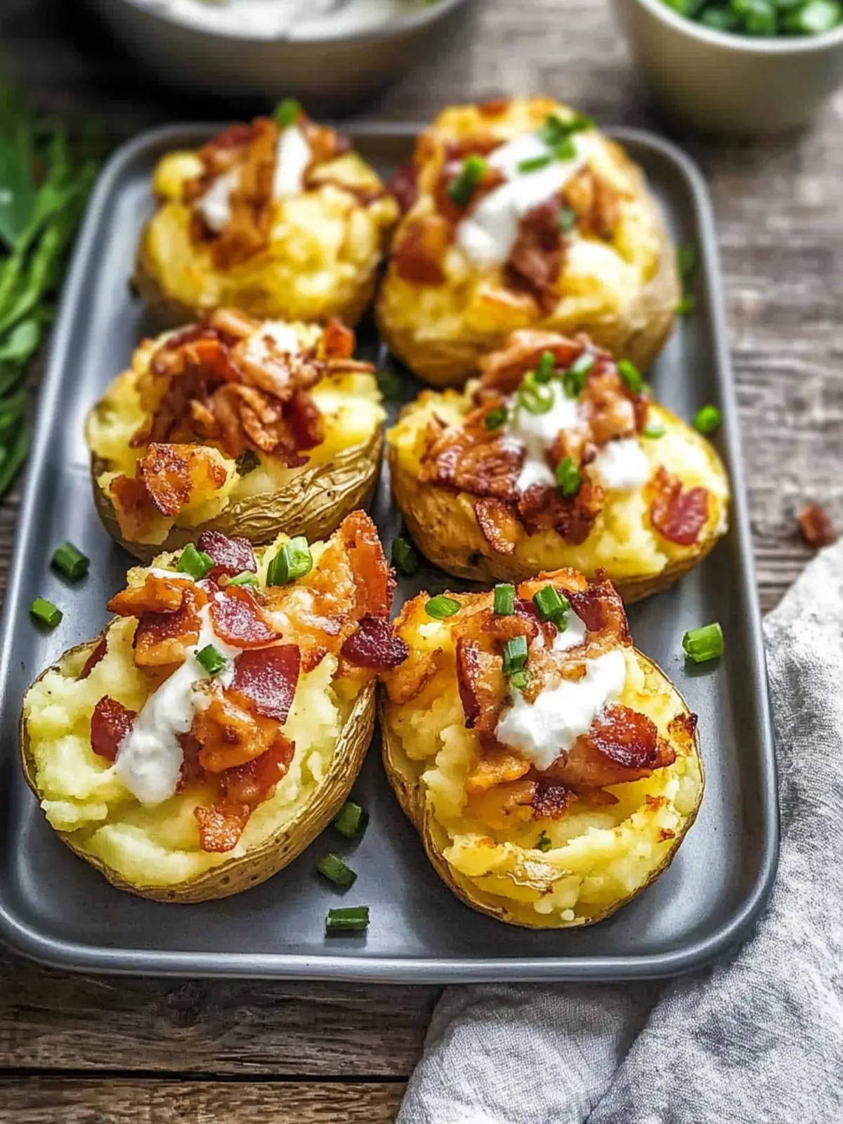 Irresistible Loaded Smashed Potatoes for Ultimate Comfort Food 4 Loaded Smashed Potatoes