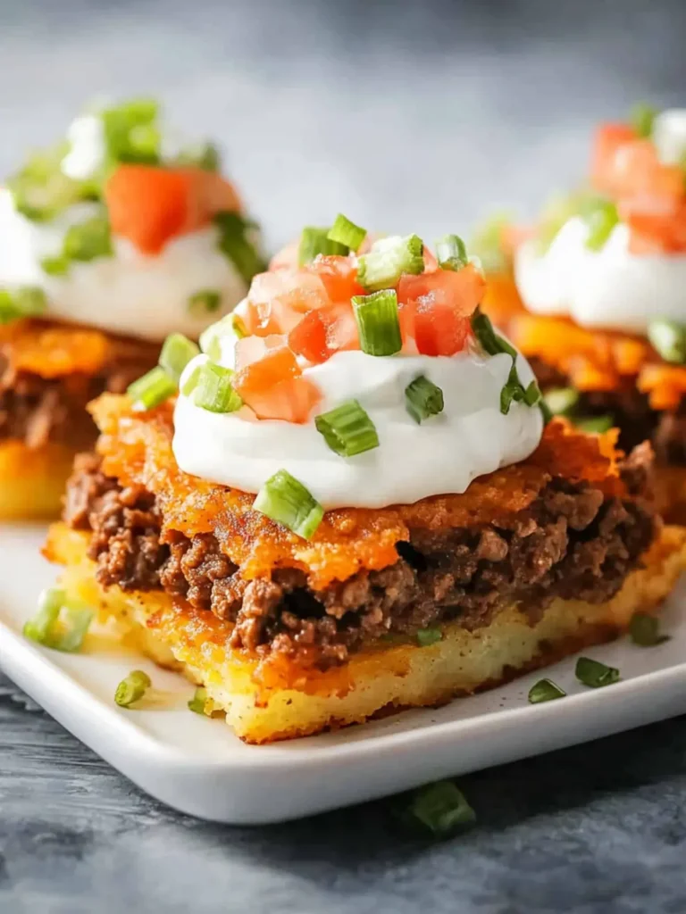 Beef Taco Hash Brown Recipe