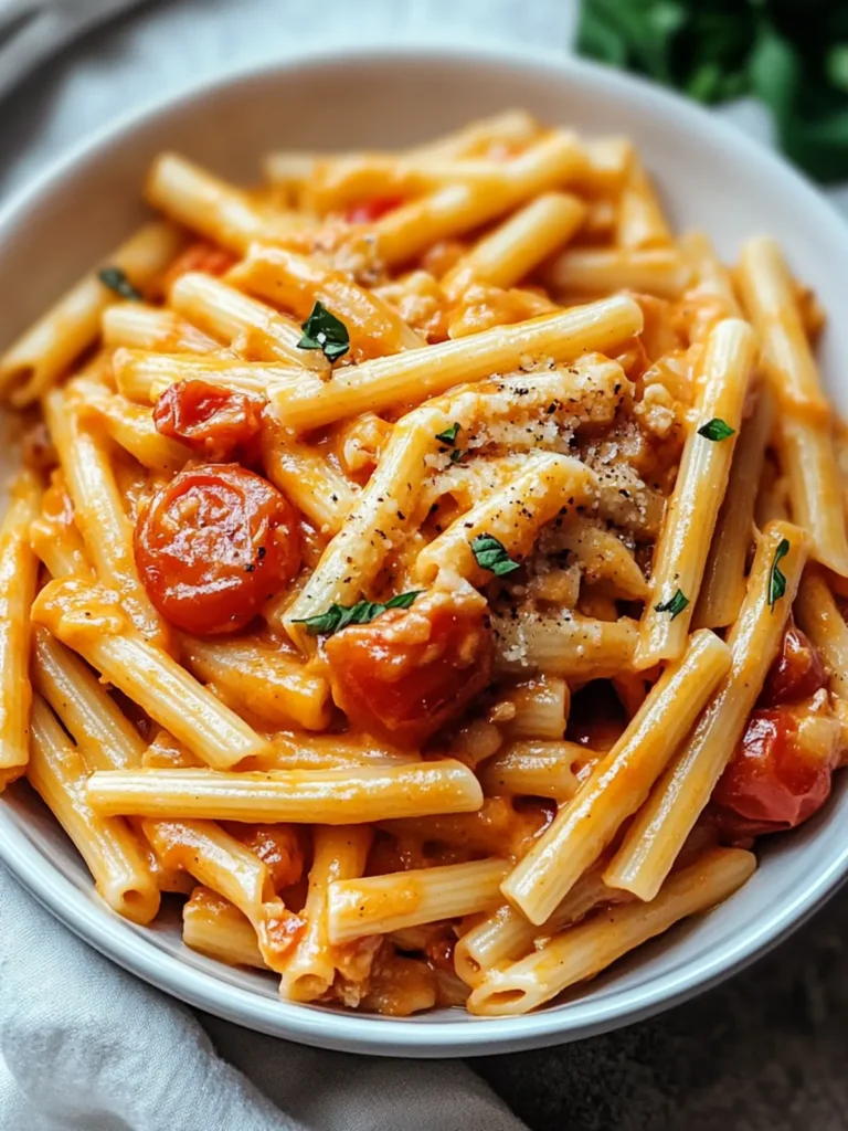 Creamy Tomato Garlic Pasta Recipe