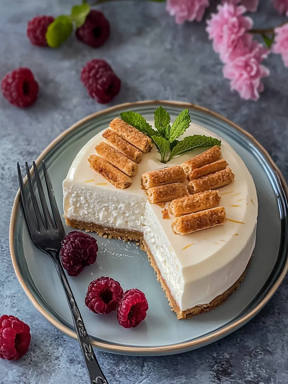 Viral Japanese Cheesecake (2-Ingredient, No-Bake!)