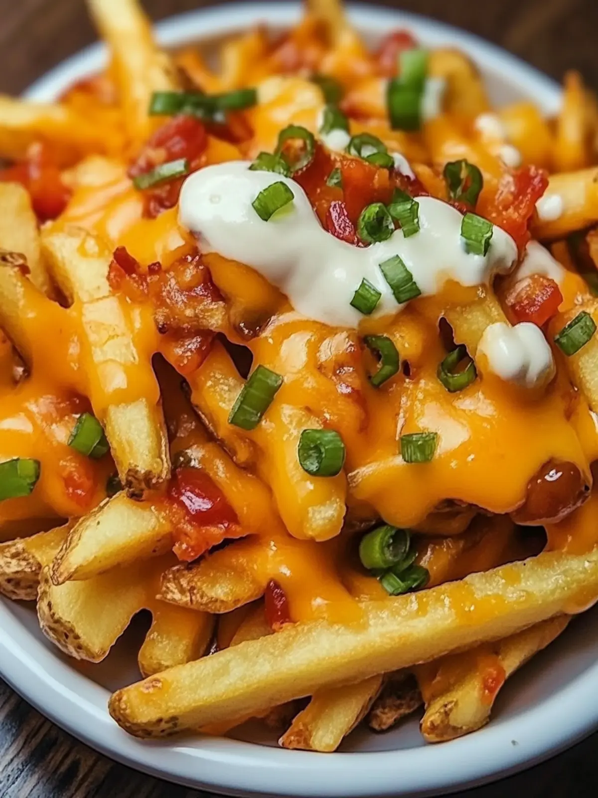 Loaded Nacho Fries with Melty Cheese