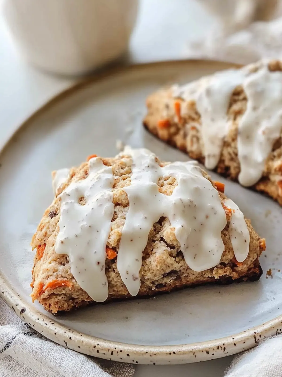 Carrot Cake Scones Recipe {Quick & Easy!}