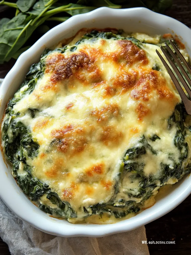 Spinach Gratin
