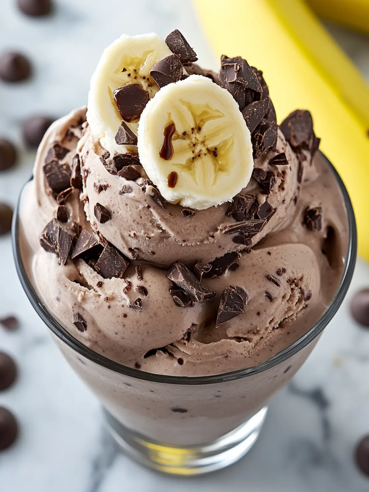 Chill Out with Chocolate Banana Greek Frozen Yogurt Magic 3 Chocolate Banana Greek Frozen Yogurt