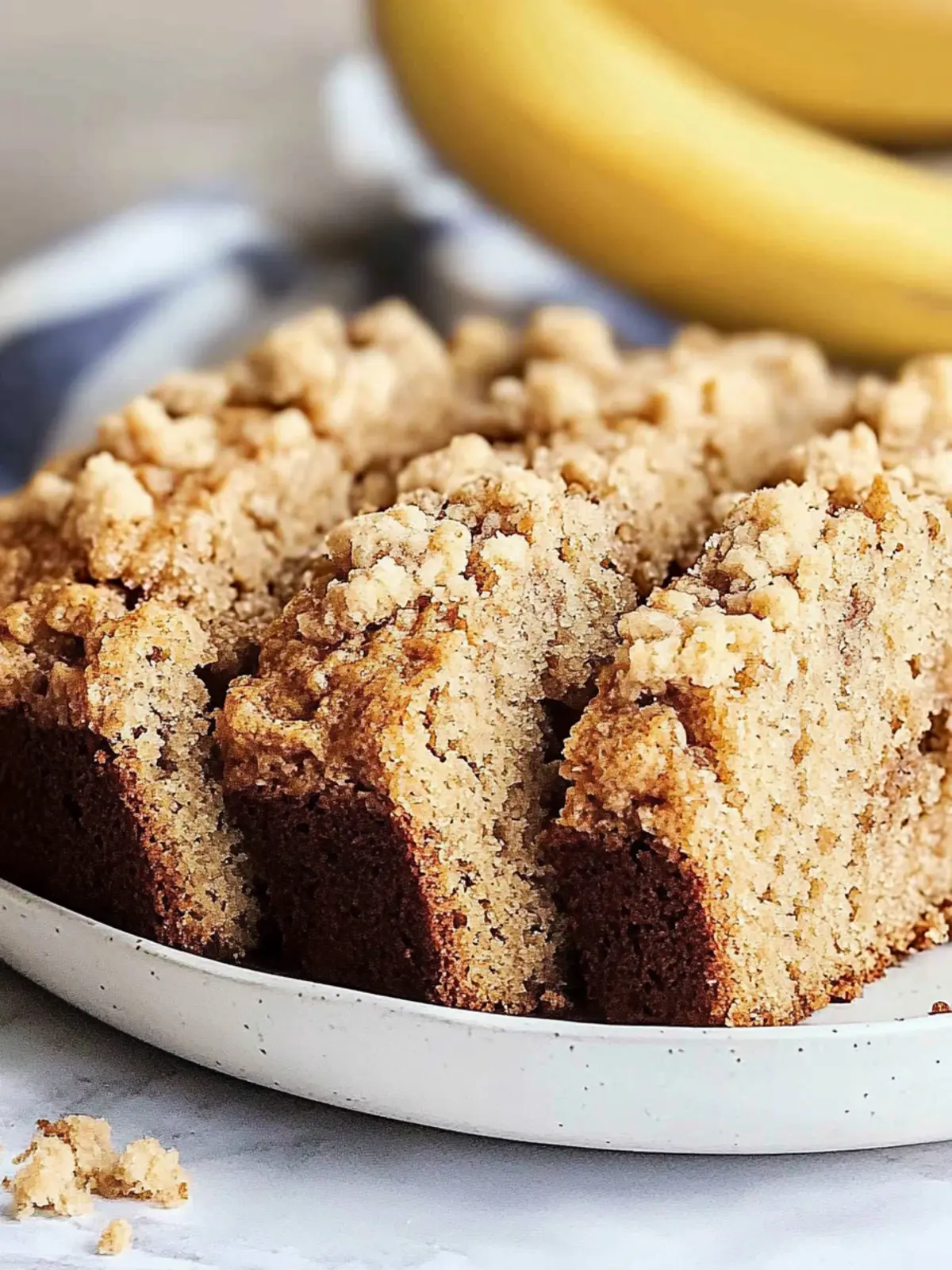 Banana Bread with Streusel Topping