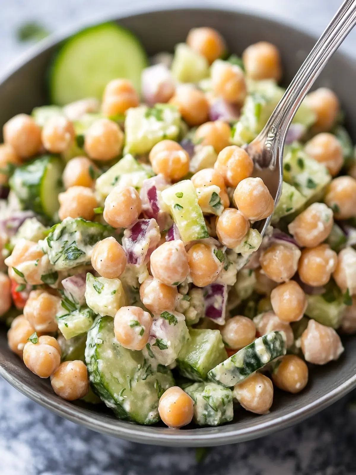 Creamy Chickpea Salad