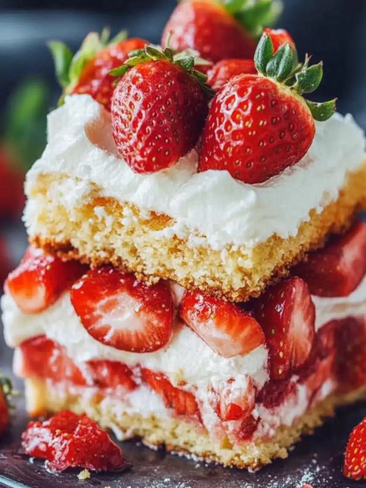 Irresistible Strawberry Shortcake that's Made for Sharing 5 Strawberry Shortcake